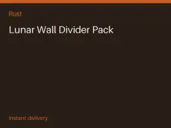 Lunar Wall Divider Pack #577707832 — Rust, лот №278734