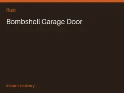 Bombshell Garage Door #574887495 — Rust, лот №266977
