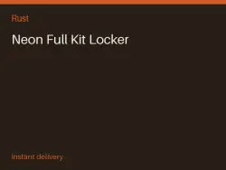 Neon Full Kit Locker #571085183 — Rust, лот №267073