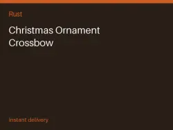 Christmas Ornament Crossbow #575732311 — Rust, лот №280528