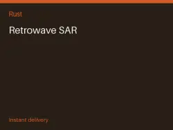 Retrowave SAR #570362312 — Rust, лот №267106