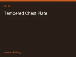 Tempered Chest Plate #570052043 — Rust, лот №267555
