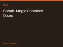 Cobalt Jungle Container Doors #570068089 — Rust, лот №267537