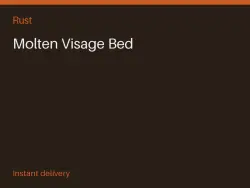 Molten Visage Bed #574154666 — Rust, лот №267245