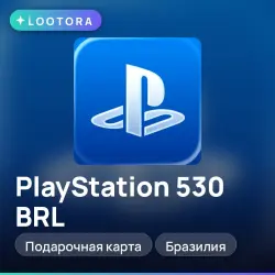 PlayStation Store 530 BRL, gift card, BR