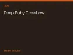 Deep Ruby Crossbow #575240546 — Rust, лот №267145