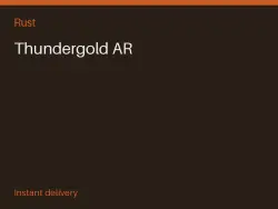 Thundergold AR #570266787 — Rust, лот №267204