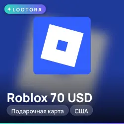 Roblox 70 USD, подарочная карта, США, лот №250621