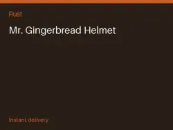 Mr. Gingerbread Helmet #575994249 — Rust, лот №274046