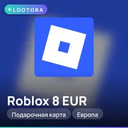 Roblox 8 EUR, подарочная карта, Европа, лот №250657