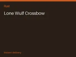 Lone Wulf Crossbow #574615455 — Rust, лот №267574
