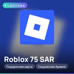 Roblox 75 SAR, подарочная карта, Саудовская Аравия, лот №250726