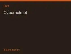 Cyberhelmet #575508135 — Rust, лот №267910