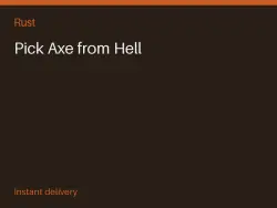 Pick Axe from Hell #575579644 — Rust, лот №267974