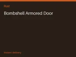 Bombshell Armored Door #560353442 — Rust, лот №267975