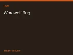 Werewolf Rug #569222520 — Rust, лот №274139
