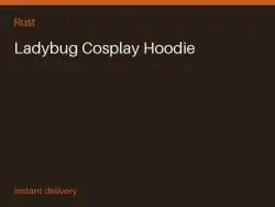 Ladybug Cosplay Hoodie #573911832 — Rust, лот №268021