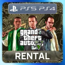Grand Theft Auto V PS4 PS5 Rental 3-30 days (GTA 5) Global