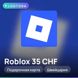 Roblox 35 CHF, подарочная карта, Швейцария, лот №250796