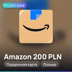 Amazon 200 PLN, gift card, PL