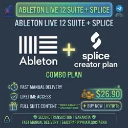 Ableton Live 12 Suite + Splice Creator Plan | Lifetime Access |  | Win & Mac
