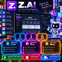 Z.AI 1/3/12M | Upgrade Subscription | GLM Coding Lite/Pro/Max | Full Warranty |  Warranty S