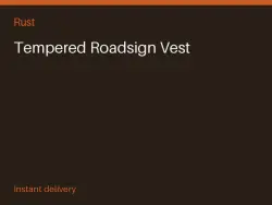 Tempered Roadsign Vest #572752707 — Rust, лот №268147