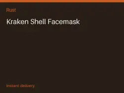 Kraken Shell Facemask #574477043 — Rust, лот №268186