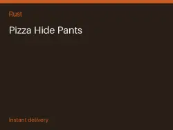 Pizza Hide Pants #573826206 — Rust, лот №268206