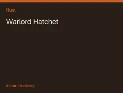 Warlord Hatchet #575732123 — Rust, лот №268238