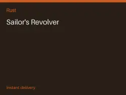 Sailor's Revolver #575732604 — Rust, лот №268249