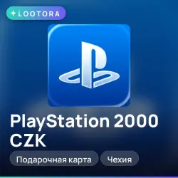 PlayStation Store 2000 CZK, gift card, CZ