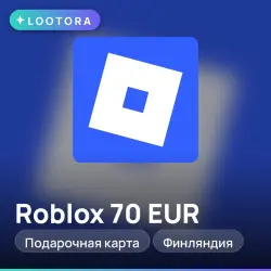 Roblox 70 EUR, подарочная карта, Финляндия, лот №250877