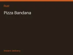 Pizza Bandana #566549498 — Rust, лот №268284