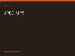 JPEG MP5 #569385981 — Rust, лот №268335