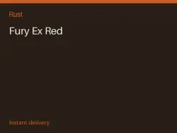 Fury Ex Red #571678196 — Rust, лот №268362