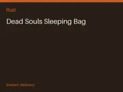 Dead Souls Sleeping Bag #573218551 — Rust, лот №268386