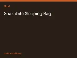 Snakebite Sleeping Bag #572857078 — Rust, лот №274753