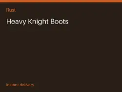 Heavy Knight Boots #569417322 — Rust, лот №268415