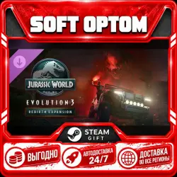 DLC Jurassic World Evolution 3: Rebirth Expansion · Steam ANY REGION · AUTO 24/7