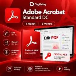 Adobe Acrobat Standard DC Key – 1 Month / 3 Months | Digital Activation Key