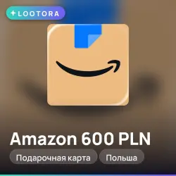 Amazon 600 PLN, gift card, PL