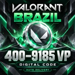 VALORANT POINTS BRAZIL 400–9185 VP | КОД | АВТО, лот №255500