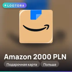 Amazon 2000 PLN, gift card, PL