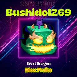 West Dragon НЕПОСТОЯННЫЕ ФРУКТЫ | BLOX FRUITS | — Roblox, лот №251141