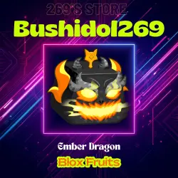 Ember Dragon НЕПОСТОЯННЫЕ ФРУКТЫ | BLOX FRUITS | — Roblox, лот №251143