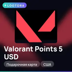 Valorant Points 5 USD, подарочная карта, США, лот №277993