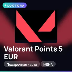 Valorant Points 5 EUR, подарочная карта, MENA, лот №274312