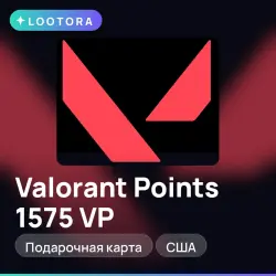 Valorant Points 1575 VP, подарочная карта, США, лот №275855