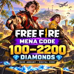 FREE FIRE MENA 100–2200 DIAMONDS | CODE